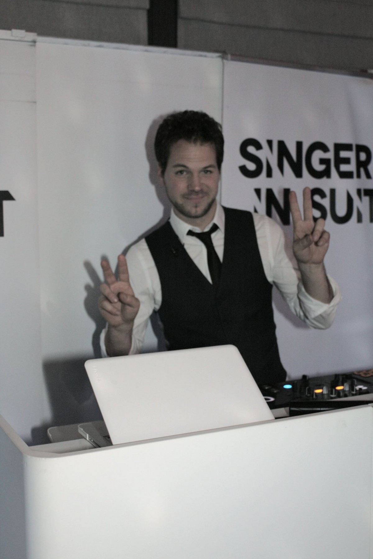 Singer in Suit