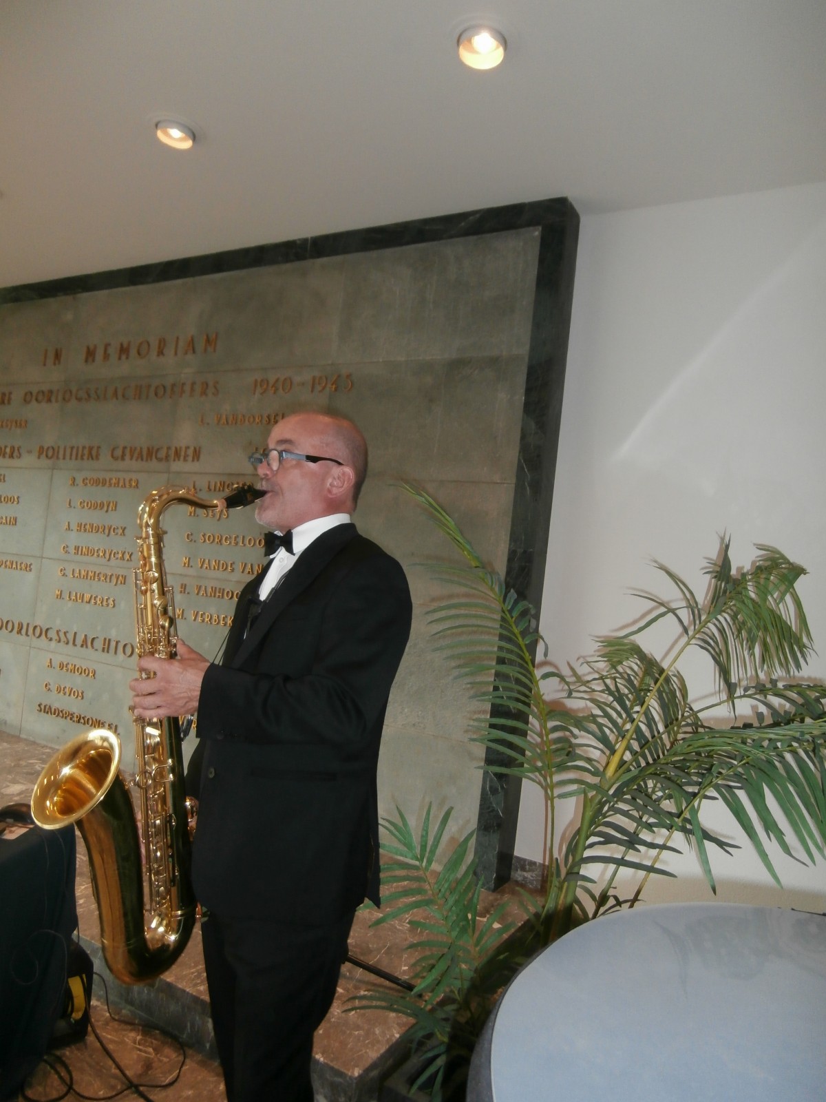 Saxofonist Stefaan Daems