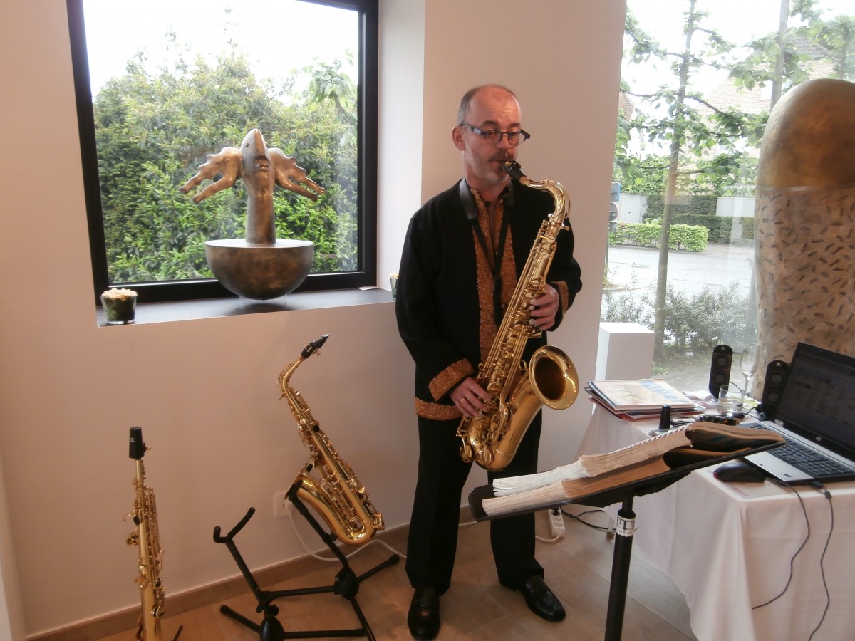 Saxofonist Stefaan Daems