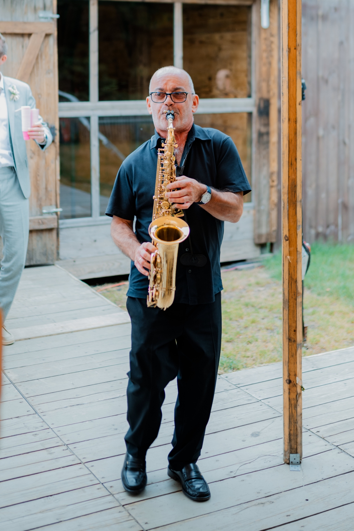 Saxofonist Stefaan Daems