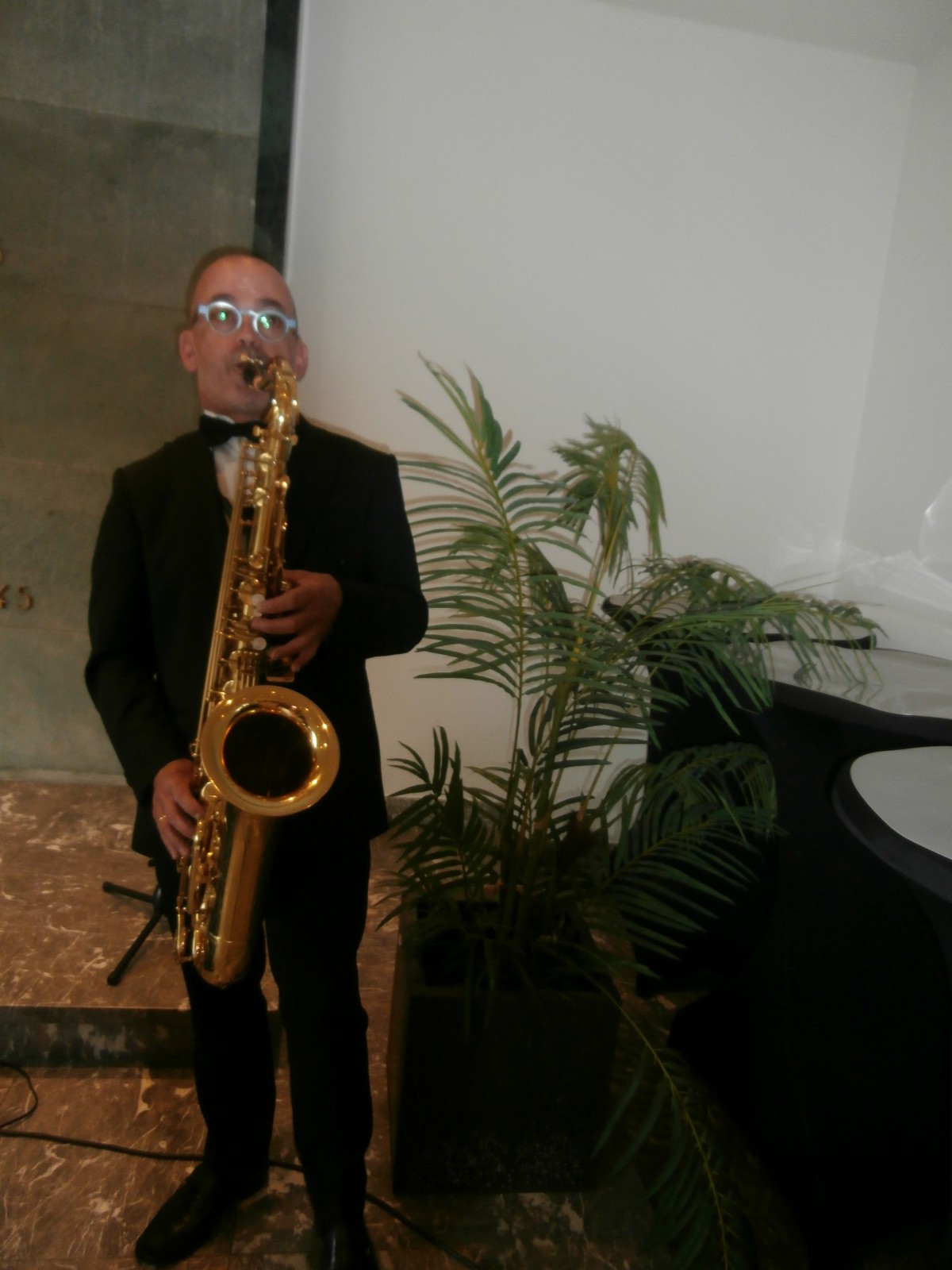 Saxofonist Stefaan Daems