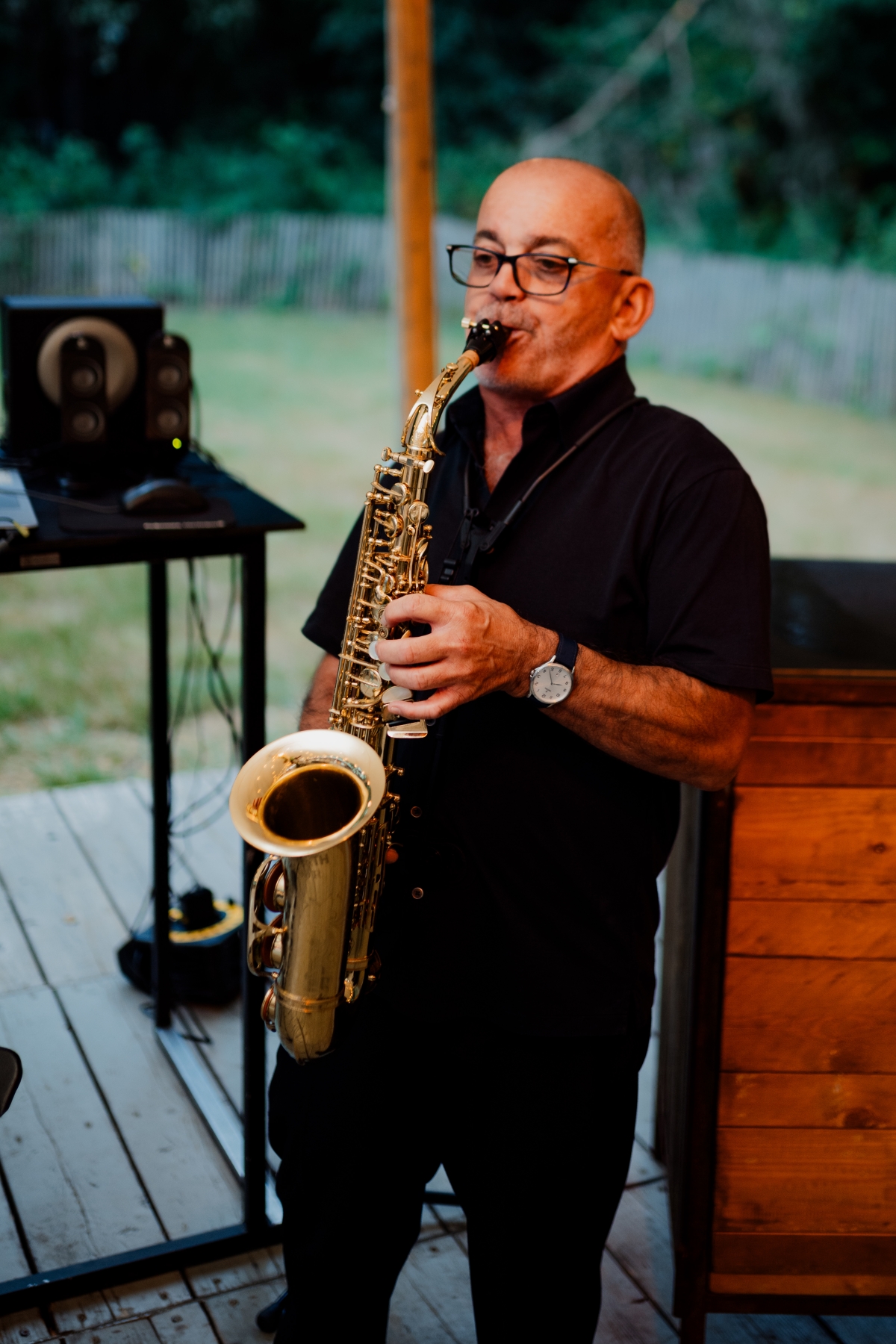 Saxofonist Stefaan Daems