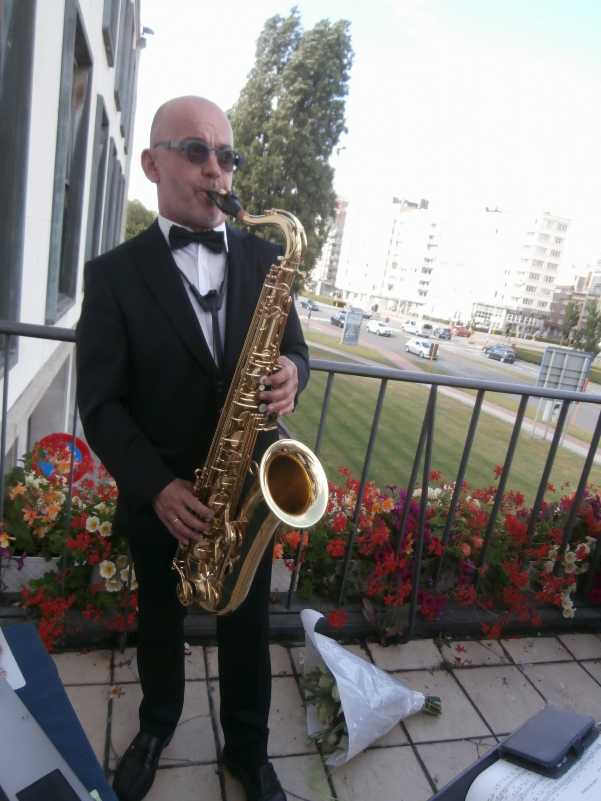 Saxofonist Stefaan Daems