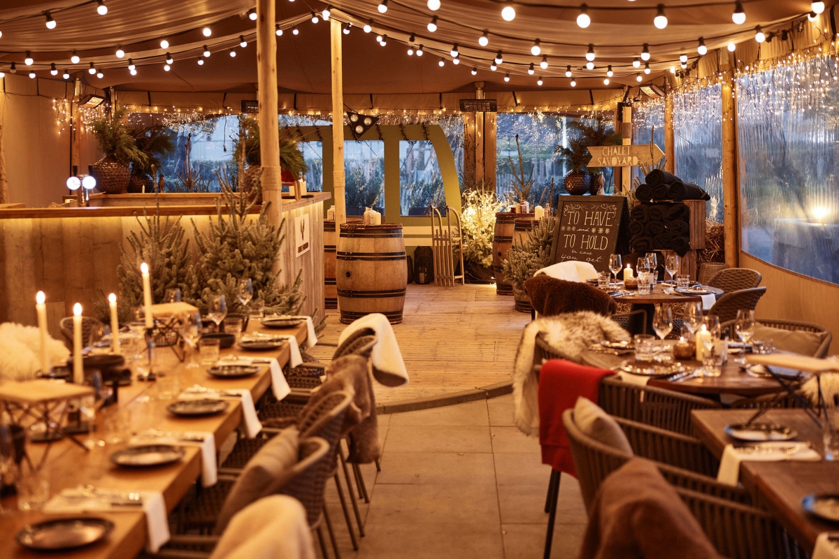 Pop up winterbar Chalet Savoyard