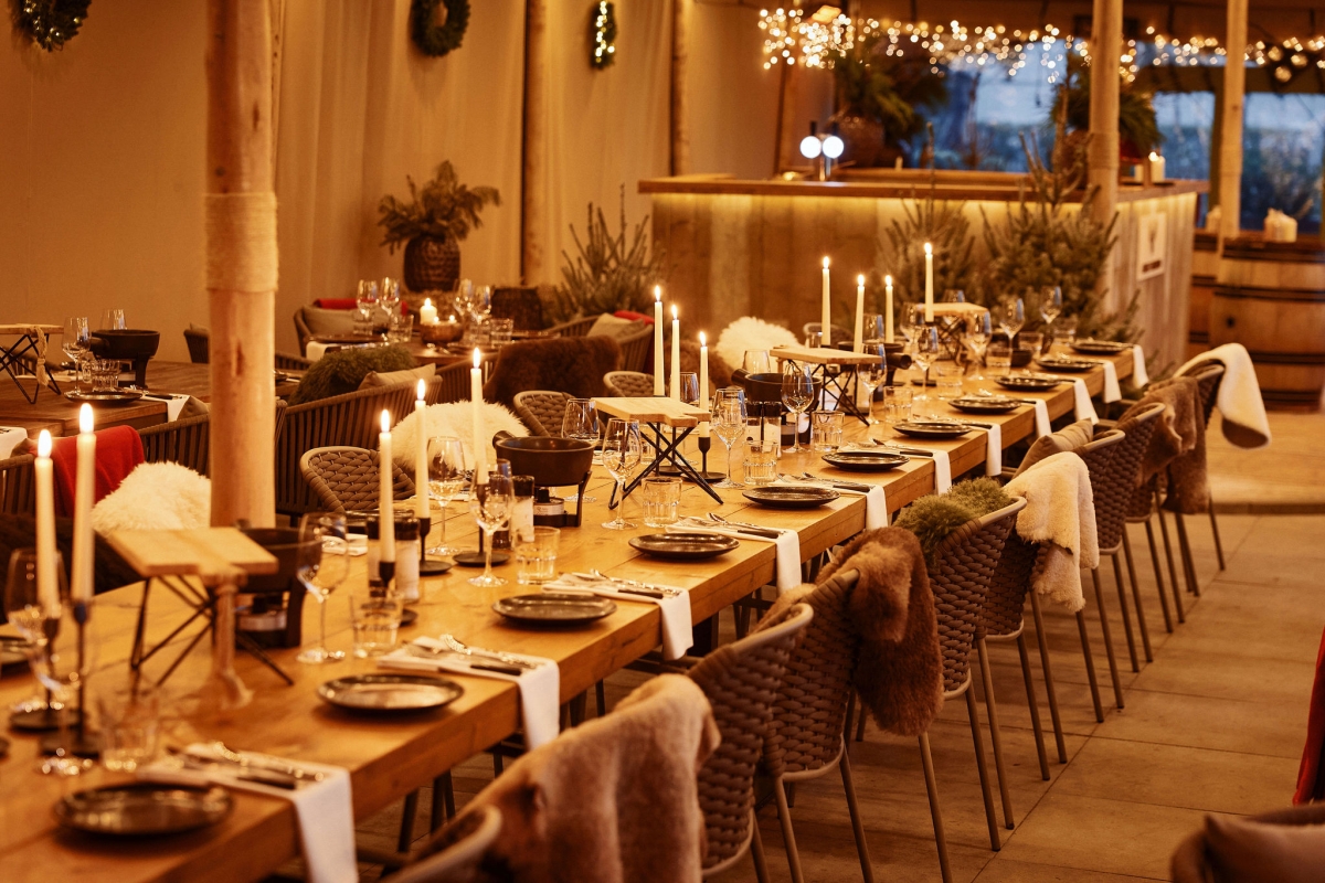 Pop up winterbar Chalet Savoyard