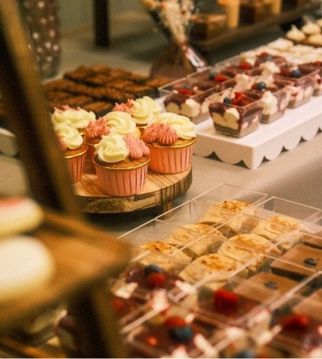 Cupcakes opstelling